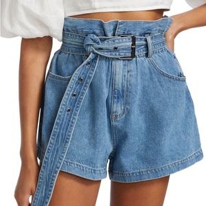 SEA Vida Denim Paperbag Short, 4